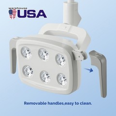 9W Dental 6 LED Lamp Oral Light Ra90 Lamp For Unit Chair