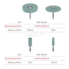10X Dental Lab Ceramic Diamond Grinder Zirconia Porcelain Polisher HP CD2123
