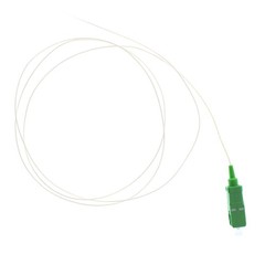 FIBER OPTIC PATCH CABLE, SC/APC-OPEN, SM SIMPLEX, 9/125, 1-METER, (10 PACK)