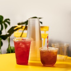 TOSSWARE NATURAL Arc – Plant Based Clear Cold Cups 12 oz –