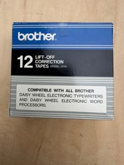 Genuine Brother 3030 12-Pack Lift-Off Correction Tapes New Sealed Box: Free Ship
