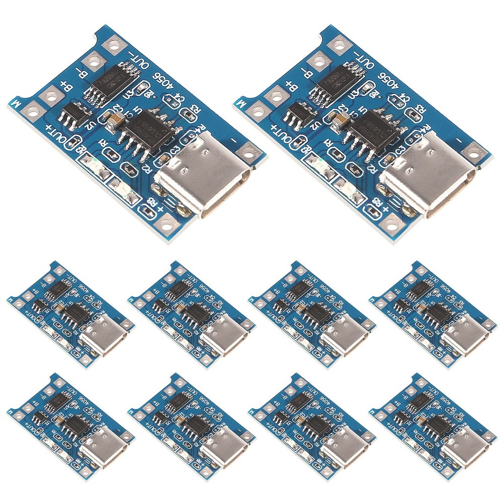 AITRIP 10pcs TP4056 Type-c USB 5V 1A 18650 Lithium Type-C 10PCS