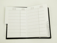Personal Phone and Address Book Medium Size 4 Inch X 6 Inch