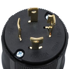 Lots of NEMA L15-30P Male Plug 30A 250V Locking Generator Plug L15-30