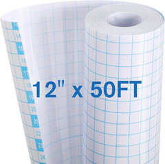 Self Adhesive Laminating Roll 12″ X 50FT, Self Laminating Sheets | Transparent S