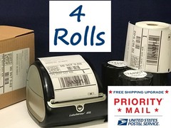 DYMO 4XL Labels Direct Thermal Shipping Labels 4 Rolls 4″x6″ 1744907 compatible