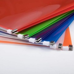 Plastic Envelopes with Zip Closure – Legal Booklet – 9 1/2 x 14 1/2 – Assorte…