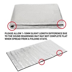 Self-adhesive Fireproof Sound Deadener Heat Insulation Mat For Car Hood Engine