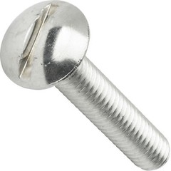6-32 Truss Head Machine Screws Slotted Drive Stainless Steel All Lengths