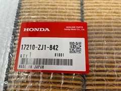 Genuine OEM Honda 17210-ZJ1-842 Air Filter GX610 GX620 Fast Free Shipping!