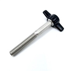 5/16″ Thumb Screw Bolts Black Tee Wing Knob Stainless Steel T Bolts 4 Pack