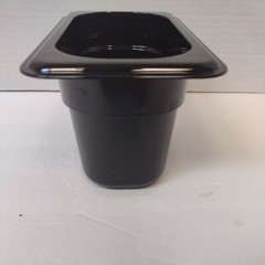Cambro 94CW110 Camwear Black 1/9 Size x 4″ D Food Pan