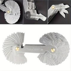 Multi-Size Thread Gauge – Metric & Imperial for Screw Thread Measurement（52pc）