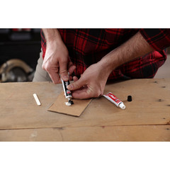 Strongest Metal Steel Aluminum Bond Adhesive Cold Weld Reinforced Epoxy Glue 2oz