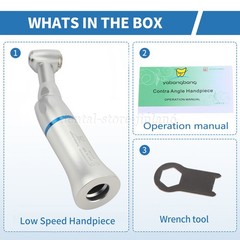 NSK Style Dental Push Button Slow Low Speed Contra Angle Handpiece CA 2.35mm