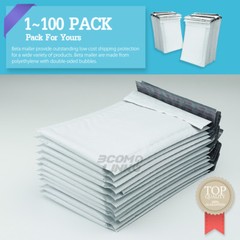 #1 7.5×12 (7.25×11) Poly Bubble Mailer Padded Envelope Shipping Bag 25,50,100