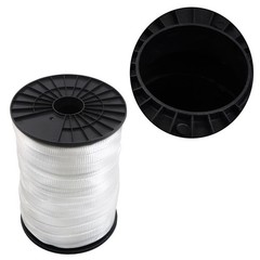 Mule Tape Flat Rope Polyester Pull Tape Gardening Commercial Electrical White