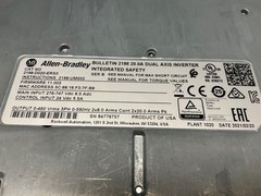 Allen Bradley 2198-D020-ERS3 SER B Kinetix 5700 Dual Axis Inverter 2198D020ERS3