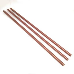 3pcs Bakelite Phenolic Round Bar Rod Diameter 8mm ±10% Length 330mm
