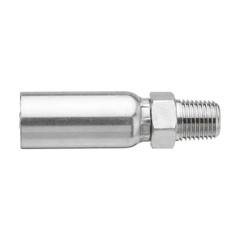 12Pack 1/4″ Hydraulic Hose Fitting-1/4″ Hose X 1/4 Inch NPTF Male Pipe Thread Hy