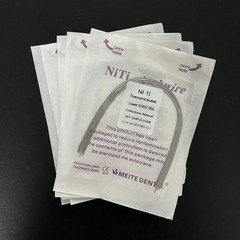 20Packs Dental Orthodontic Thermal Activated Niti Arch Wires Rectangular Natural