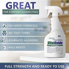 Vital Oxide Disinfectant, Deodorizer, Cleaner, Food-Contact Sanitizer, 32fl oz
