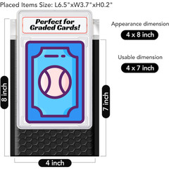 Bubble Mailers Trading Cards 4X8 Black Poly Padded Envelopes Waterproof 4″ x 8″