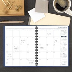 AT-A-GLANCE 2027 Planner, Monthly, 7″ x 8.75″, Unruled Daily Blocks, Blue (70…