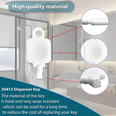 Toilet Paper Dispenser Key Replacement for 50413 Cintas/Georgia