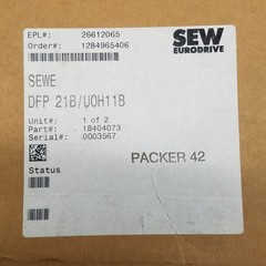 Sew Eurodrive DFP21B/UOH11B Profibus Gateway, 24Vdc, IP20 – NEW