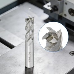 Square End Mill 1/2″ Cutting Dia X 1/2″ Shank Dia 4 Flute Straight End Mill Cut