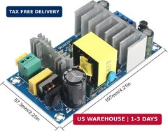 2pcs AC to DC Isolated Power Supply Module, 24V 4A, 5V 1A Dual Output, 120W Max,