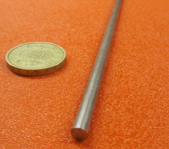303 Stainless Steel Rod Round Bar, 3/16″ Diameter x 5 Foot Length, 4 Pcs, 20 Ft