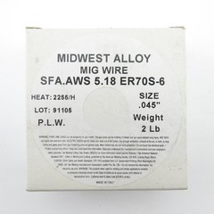 (4 x 2-Lb Spools) ER70S-6 2LB Roll MIG Welding Wire .045″ 1.2mm SFA.AWS 5.18