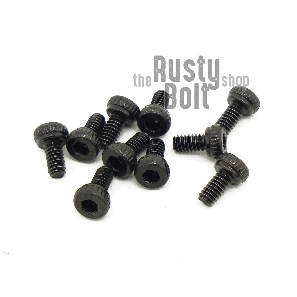 M2 x 4mm, Socket Head Cap Screws, 12.9 Steel, Black Oxide