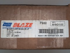 Norton Blaze SG F980 Fiber Discs 7″ x 7/8″ 24 Grit 25 Pack Box 69957398010 New