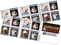 United States Postal Service Usps Espresso Drinks First Class Forever Postage