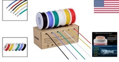 Durable Silicone Rubber Insulated Wire Kit – 18 AWG, 6 x 13.2ft for Projects