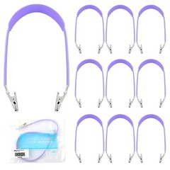 JMU 10pcs Dental Bib Clips Autoclavable Napkin Bibs Holder Individually Wrapped