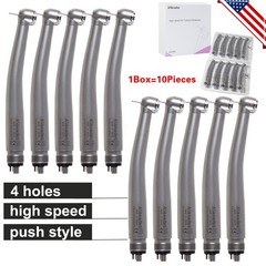 10 Askeadent NSK Style Dental High Speed Handpiece Push Button Standard Head 4H