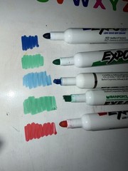 5 Sanford Expo Dry Erase Markers Mixed Lot