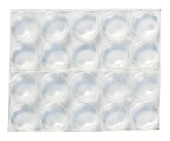 Scotch Clear Adhesive Bumper Pads 40 PCS, Self-Stick Rubber 1/2″ Round,