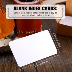 500 Pcs Blank Business Cards Cardstock 2 x 3.5 Blank White Business Cards S