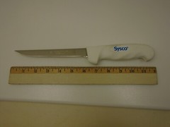 SyscoWare USA 6inch Stiff Narrow Blade Boning Knife 5606769 S136N Commercial New