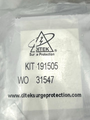 New Ditek DTK-4LVLPLV Surge Protector 4 Pair 30V 12-30 AWG Terminal Strip