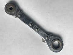 ROBINAIR 10559 1/4-3/16 SQ X 9/16-1/2 6-PT REFRIGERATION RATCHETING WRENCH USA