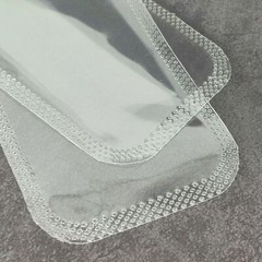 200 Clear Reclosable Plastic Poly Bags Zip Seal with Hang Hole 2.36 MIL