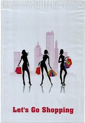1000 14.5×19 Bags Lets Go Shopping Designer Poly Mailers Envelopes Boutique Bags
