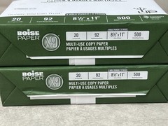 2 Reams Boise 3 Hole Punch Copy Paper 8.5″ x 11″ Multi-Use 20lb 500 Sheets