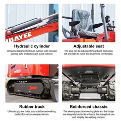 200mm Trenching Narrow Bucket Attachment for Mini Excavator Digger Free Shipping